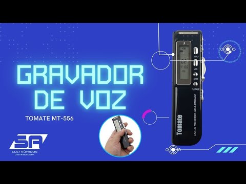 GRAVADOR DE VOZ DIGITAL TOMATE MT-556  ( O MELHOR DO MERCADO ) cód.303809