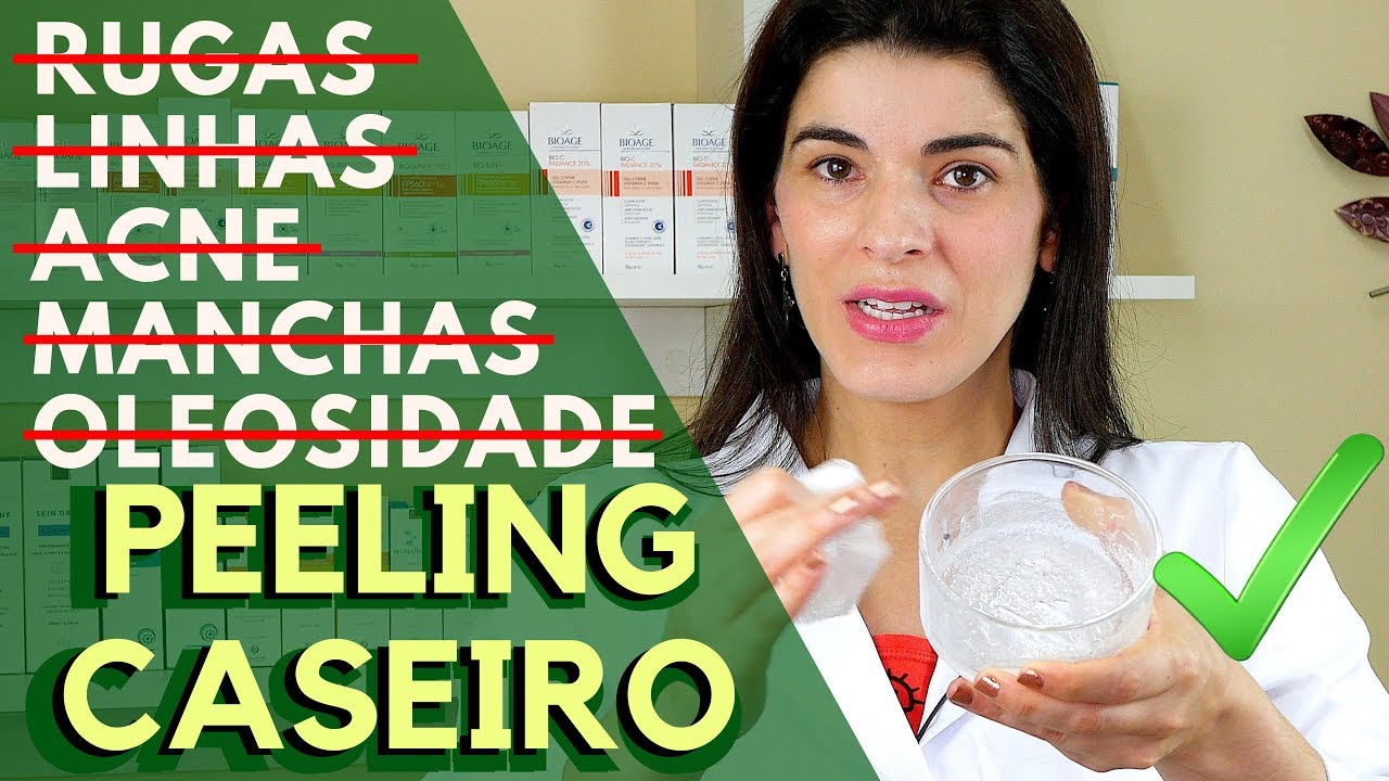 Faça PEELING CASEIRO - Resultado PROFISSIONAL