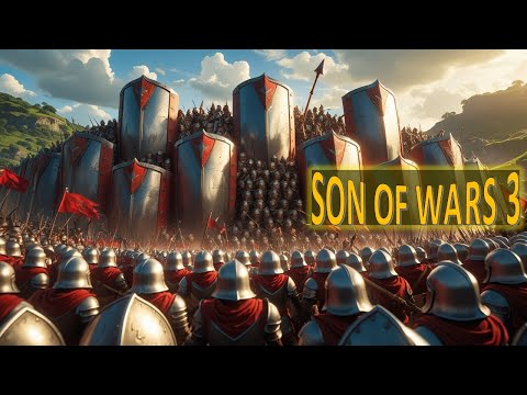 300 SPARTANS vs Roman TESTUDO Formation - Massive Battle to Win the War in Shieldwall!