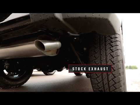 Stock Exhaust vs Rough Country Exhaust for Jeep Wrangler JK