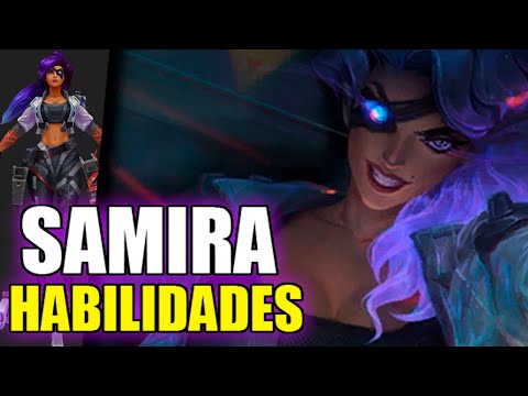 SAMIRA HABILIDADES! AS SKILLS DA NOVA CAMPEÃ  - LOL