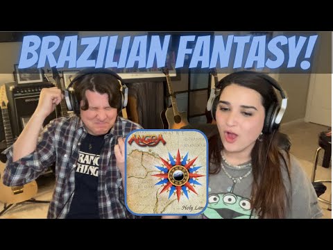 WIFE REACTS to Angra - Holy Land for FIRST TIME | COUPLE REACTION