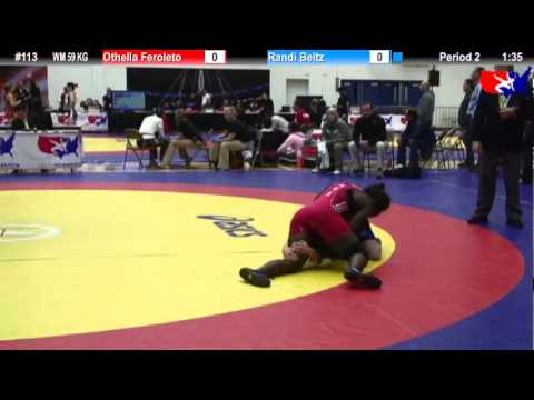 Schultz WM 59 KG 3rd Place: Othella Feroleto (U.S Army) vs. Randi Beltz (MVWC)