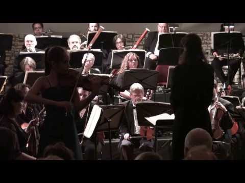 Geneva Lewis - Tchaikovsky Violin Concerto (1st Mvt) Matilda Hofman, Conductor