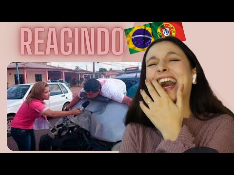PORTUGUESA REAGINDO ÀS ENTREVISTAS MAIS ENGRAÇADAS DO BRASIL