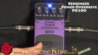 Video thumbnail for Bugera Behringer PO300 Power Overdrive Pedal Demo Review Boss PW2 PW-2 Power Driver PO-300 by The Tone King