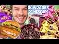 PROVANDO LANÇAMENTOS DE MERCADO HAMBÚRGUER EMPANADO VEGANO FEIJOADA SWIFT E NOVOS CHOCOLATES