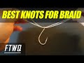 Fishing Knots: Best Knots for Braided Line - Uni Knot and Palomar Knot - How to Tie Braided line!