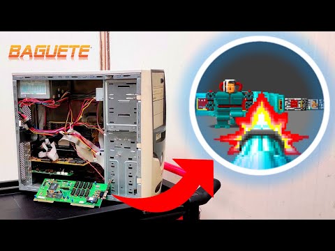 A VERDADEIRA MÁQUINA DE RETRO GAMING (386DX-33 + Tseng ET4000) | Baguete Tech