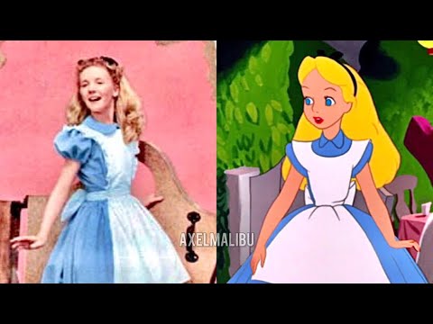 Photo References COMPARISON of Kathryn Beaumont as Alice in Disney’s ‘Alice in Wonderland’ (1951)