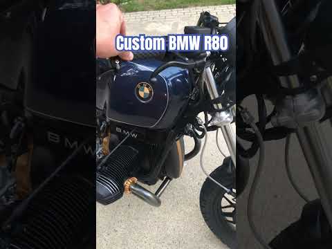 BMW R80 custom bobber #bmw #airhead #motorcycle #bobber #r80 #r100 #bmwmotorrad