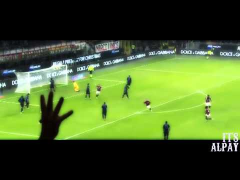 Jeremy Menez great goal for AC Milan VS Inter in the derby 24 11 2014