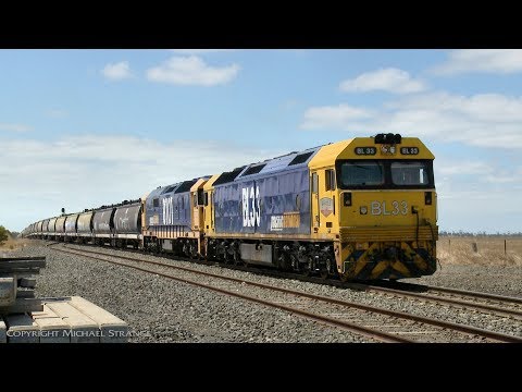 7731V Pacific National Grain Train - PoathTV Australian Railways