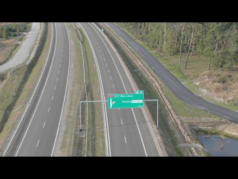 Zachodnia obwodnica Radomia na ukończeniu (oraz rzeka Radomka i jej zakola)