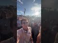 Teddy Swims brought out David Lee Roth for surprise guest 3 and sang the Van Halen classic Jump