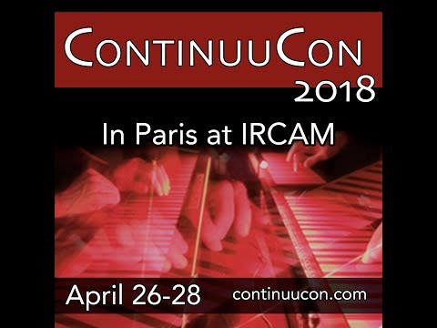 IRCAM's ContinuuCon  - ContinuuMini unveiled
