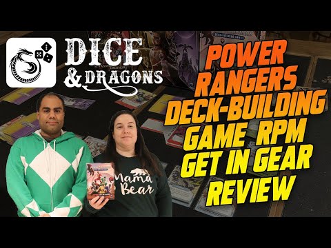 Dice and Dragons Power Rangers: Deck-Building Game – RPM – Get in Gear Review