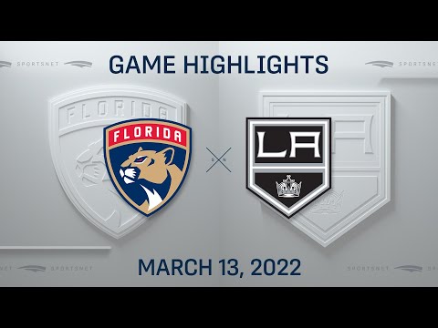 NHL Highlights | Panthers vs. Kings - Mar. 13, 2022