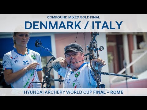 Denmark v Italy – Compound Mixed Team Gold final | Rome 2017
