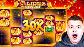 WORLD'S MOST INSANE COMEBACK!!.. My BIGGEST EVER WIN On 5 LIONS MEGAWAYS!! Video Video