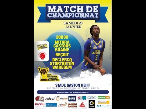 Belgian Competition - Mithra Castors Braine vs Declercq Stortbeton Waregem