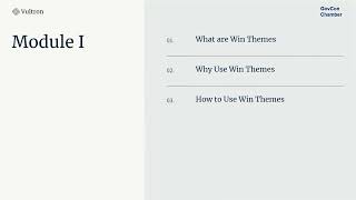 Win Theme Masterclass FY2026 (video 02) for Winning Federal Contracts by Government Contractors