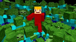 Minecraft, But Mobs Multiply Every Time You Take Damage