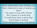 Robyn Hitchcock - Nietzsche's Way Lyrics