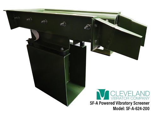 Air-Powered Vibratory Screener for Powders - Cleveland Vibrator Co.