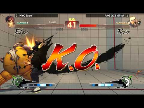 USF4 @ Last Man Standing - Sabo (Fei Long) vs PAG QCB Glitch (Rufus)