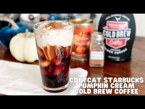Copycat Starbucks Pumpkin Cream Cold Brew