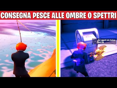 CONSEGNA PESCE ALLE OMBRE O SPETTRI - SFIDA MIAOSCOLO