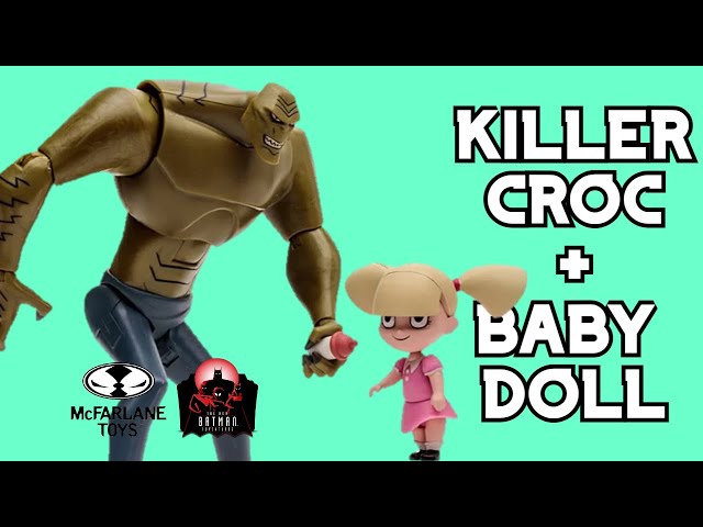 Vídeo relacionado con McFarlane Toys - The New Batman Adventures Killer Croc & Baby Doll, Figura a Escala de 6 Pulgadas