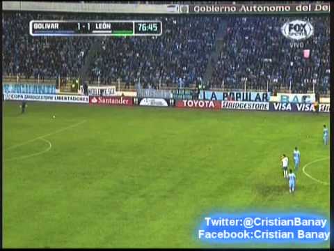 Bolivar 1 Leon 1 (Relato Raul Orvañanos) Copa Libertadores 2014 Los goles