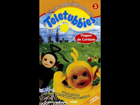Teletubbies - Going on a Train (VHS, Portuguese Version)