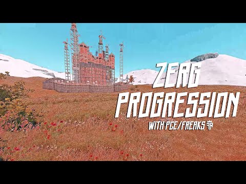 RUST AT IT'S MOST DIFFICULT LEVEL | CINEMATICS | RUST ZERG PROGRESSION