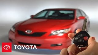2007 Camry How-To: Regular Key with Remote - Unlocking Doors | Toyota