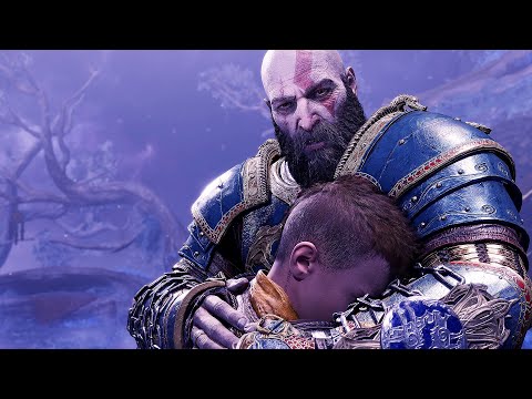 Atreus Comes Home From Asgard - Kratos Hugs Atreus - God of War Ragnarok