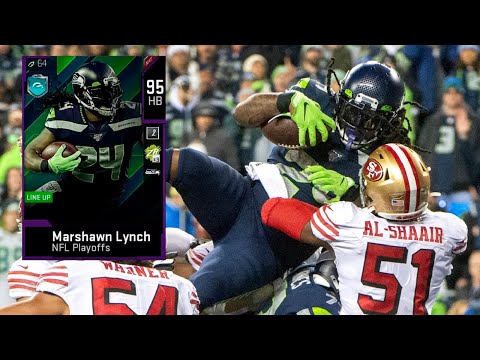BEAST MODE IS BACK IN MADDEN! 95 OVR MARSHAWN LYNCH GAMEPLAY!