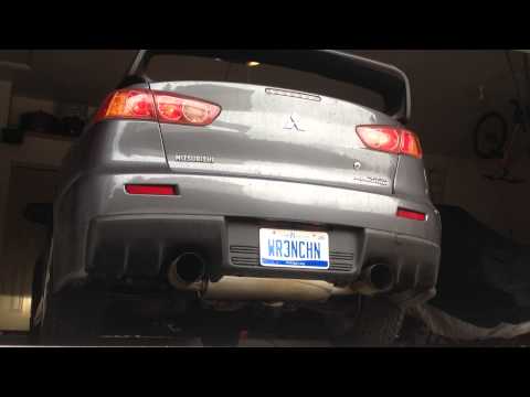 Evo x Turbo XS turbo back exhaust