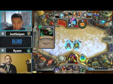 Weplay Hearthstone League Day #7 JustSaiyan vs Ryzen [ENG]