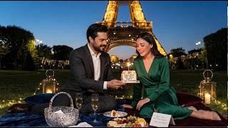 Halil İbrahim Ceyhan celebrated Sıla Türkoğlu's birthday in France.