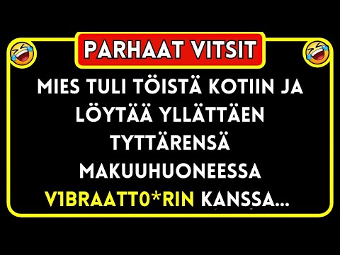 Vitsi päivässä 😂 Mies Tuli Töistä Kotiin Ja Löytää… Parhaat Vitsit!