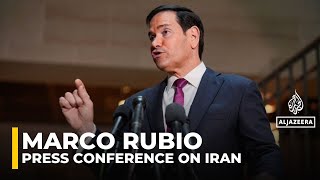 Rubio says US strikes on Iran were pre-emptive and necessary in Capitol Hill briefing