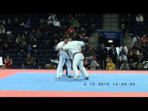 2010 European Kyokushin Karate U22 Championships Bociuman vs. Jankauskas
