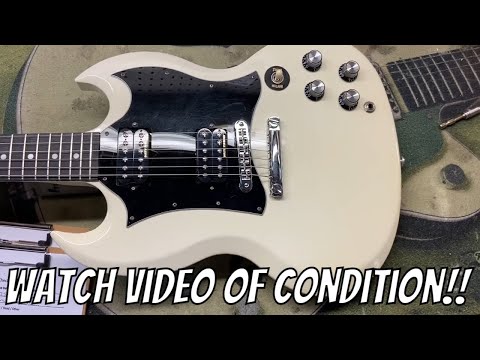 2011 Gibson SG Special Dirty Fingers Limited Edition Alpine White