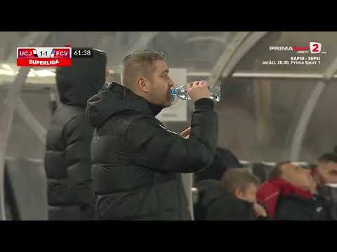 GOOOL! U Cluj - Voluntari 1-1. Damașcan restabilește egalitatea