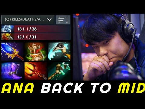 ANA back to MID with WTF Build Bounty Hunter Dota 2