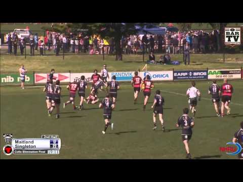2014 NHRU Elimination Final Colts Highlights - Singleton v Maitland