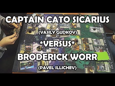 Captain Cato Sicarius versus Broderick Worr - Warhammer 40,000: Conquest